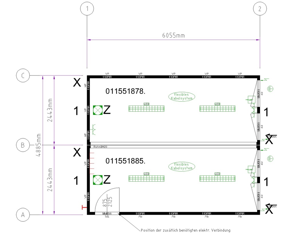 2x20' Bürocontainer