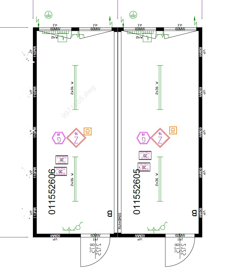 2x20' Doppelanlage gebraucht / 20' Doppelanlage gebraucht