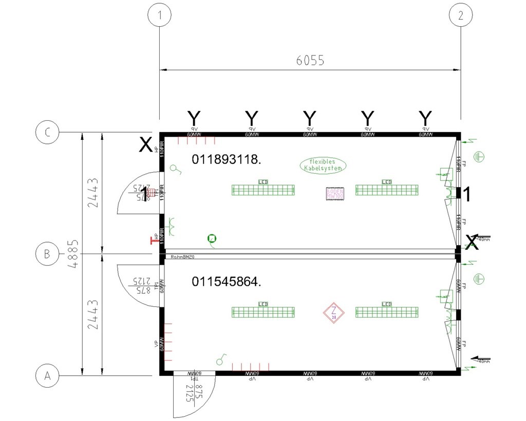 2x20' Bürocontainer
